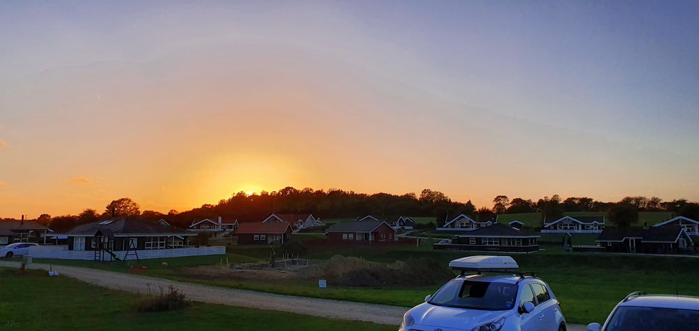 Sonnenuntergang am Waldrand