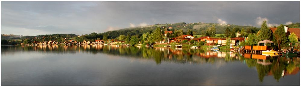 Sonnenuntergang am Waldschacher See