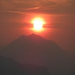 Sonnenuntergang am Walensee