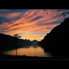 Sonnenuntergang am Walensee