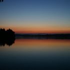 Sonnenuntergang am Wallersee