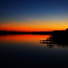 Sonnenuntergang am Wandlitzsee
