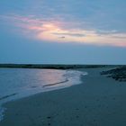 Sonnenuntergang am Wangerooger Weststrand