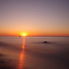 Sonnenuntergang am Warnemünder Strand