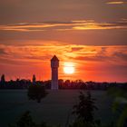 Sonnenuntergang am Wasserturm