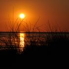 Sonnenuntergang am Wattenmeer