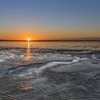 Sonnenuntergang am Wattenmeer