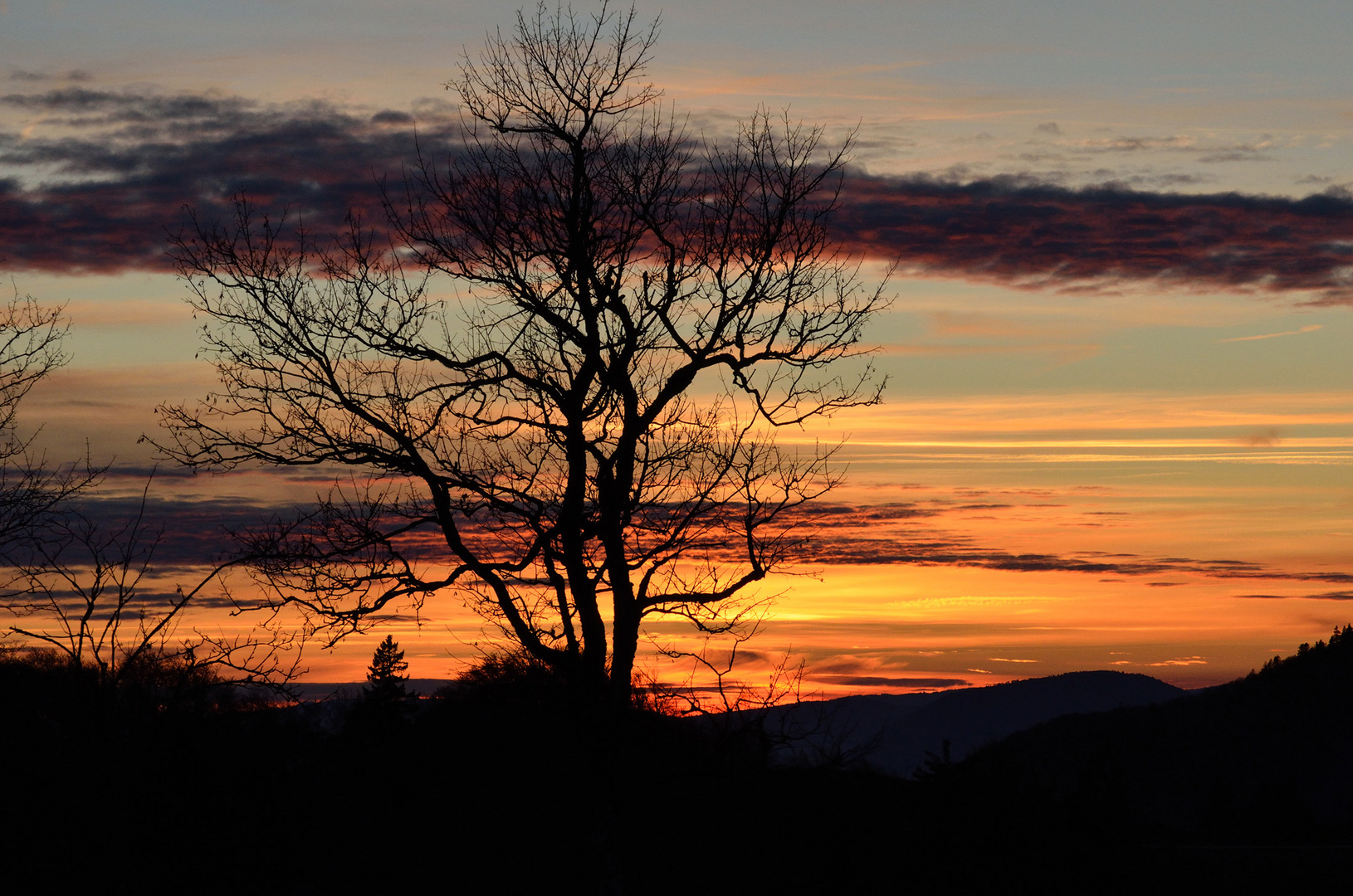 Sonnenuntergang am Weissenstein # 1