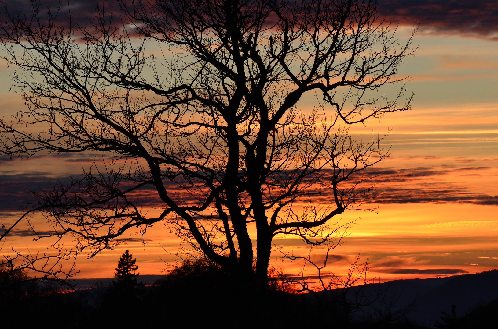 Sonnenuntergang am Weissenstein # 3