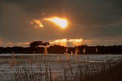 Sonnenuntergang am Weißenweg