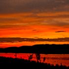 Sonnenuntergang am Werratalsee