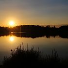 Sonnenuntergang am Weßlinger See