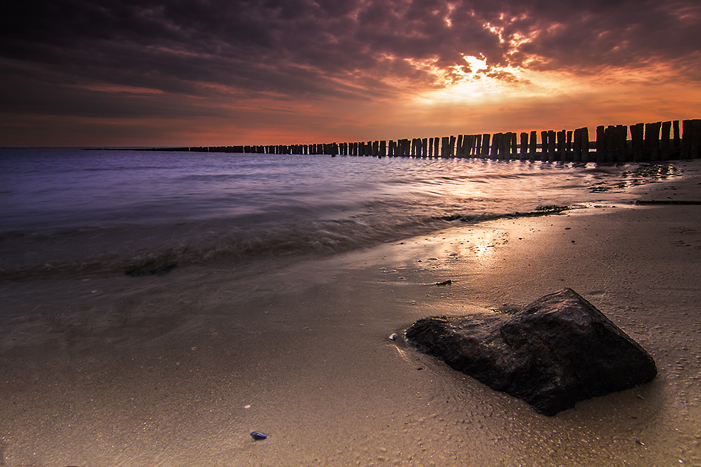 Sonnenuntergang am Westend von Spiekeroog II