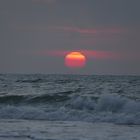 Sonnenuntergang am Weststrand