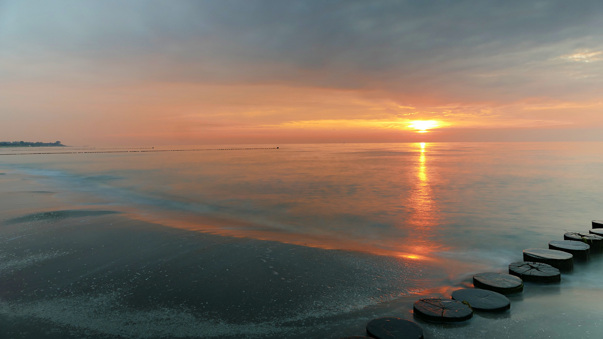 Sonnenuntergang am Weststrand...