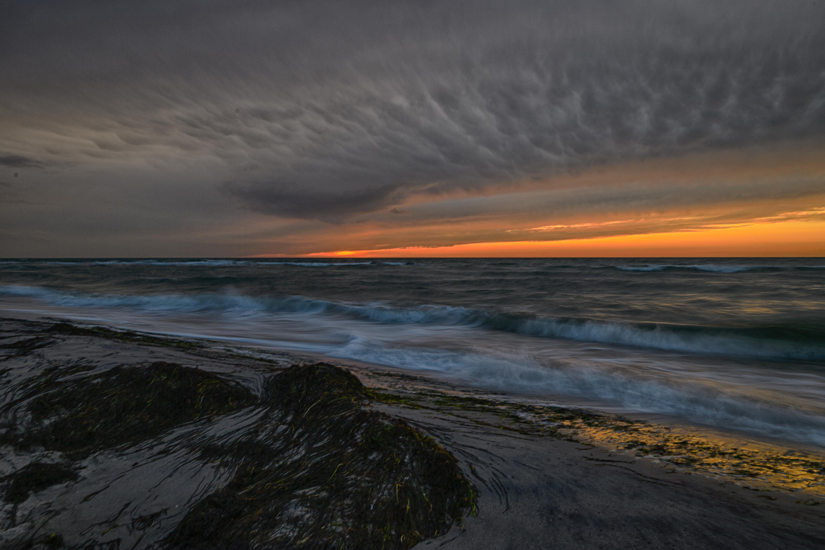 Sonnenuntergang am Weststrand...