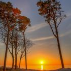 Sonnenuntergang am Weststrand