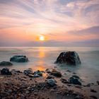 Sonnenuntergang am Weststrand an der Ostsee