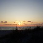 Sonnenuntergang am Weststrand