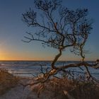 Sonnenuntergang am Weststrand.