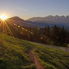 Sonnenuntergang am Wilden Kaiser