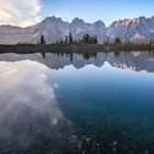 Sonnenuntergang am Wilden Kaiser, Astbergsee