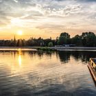 Sonnenuntergang am Wöhrder See, Nürnberg