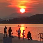 Sonnenuntergang am Wörthersee