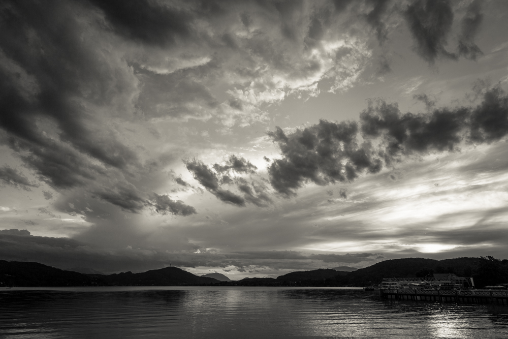 Sonnenuntergang am Wörthersee I