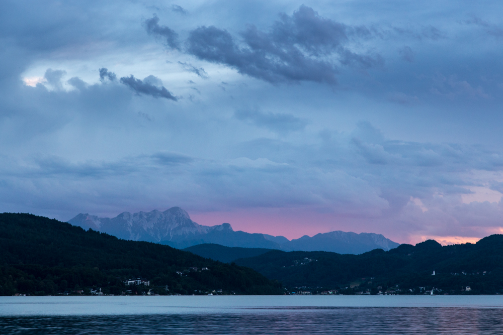 Sonnenuntergang am Wörthersee III