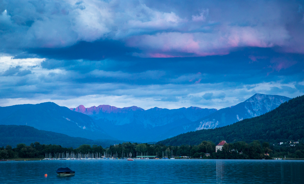 Sonnenuntergang am Wörthersee IV