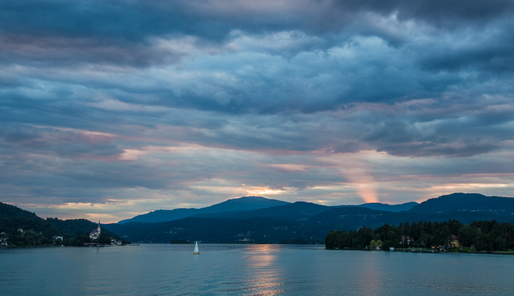 Sonnenuntergang am Wörthersee VI