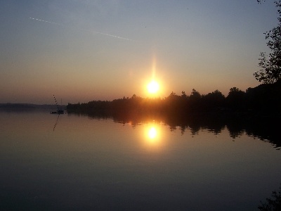 Sonnenuntergang am Wörthsee