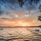 Sonnenuntergang am Wörthsee