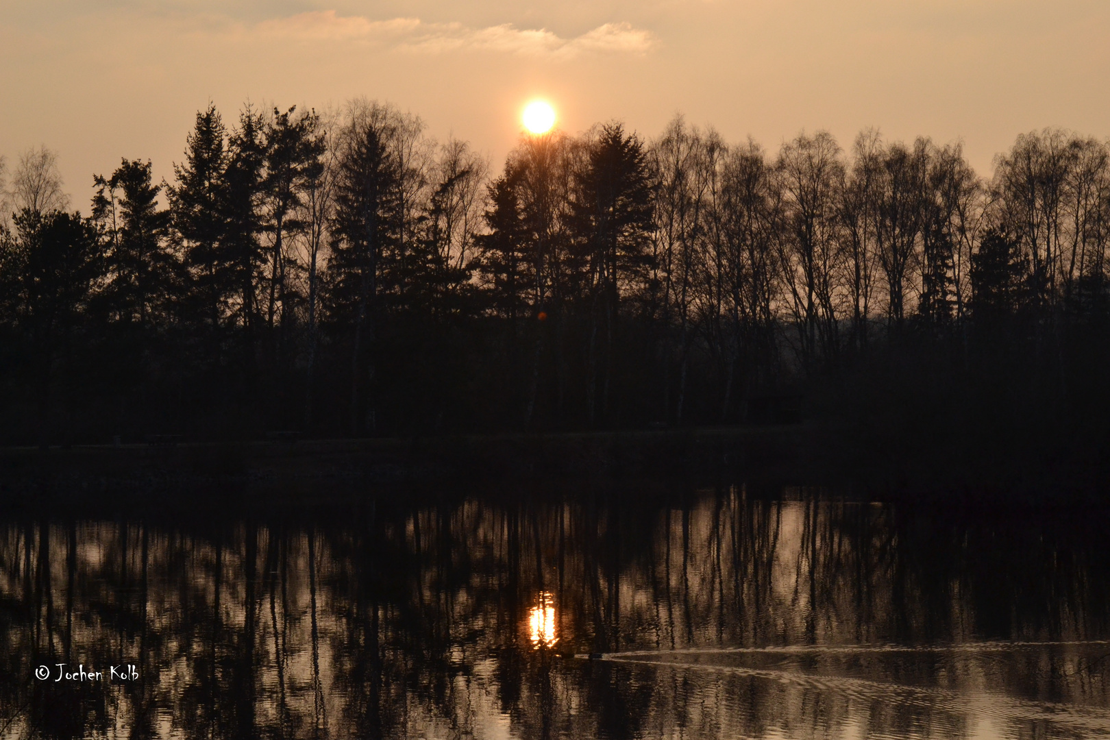 Sonnenuntergang am Wolfgangsee