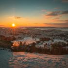 Sonnenuntergang am Wolfstein