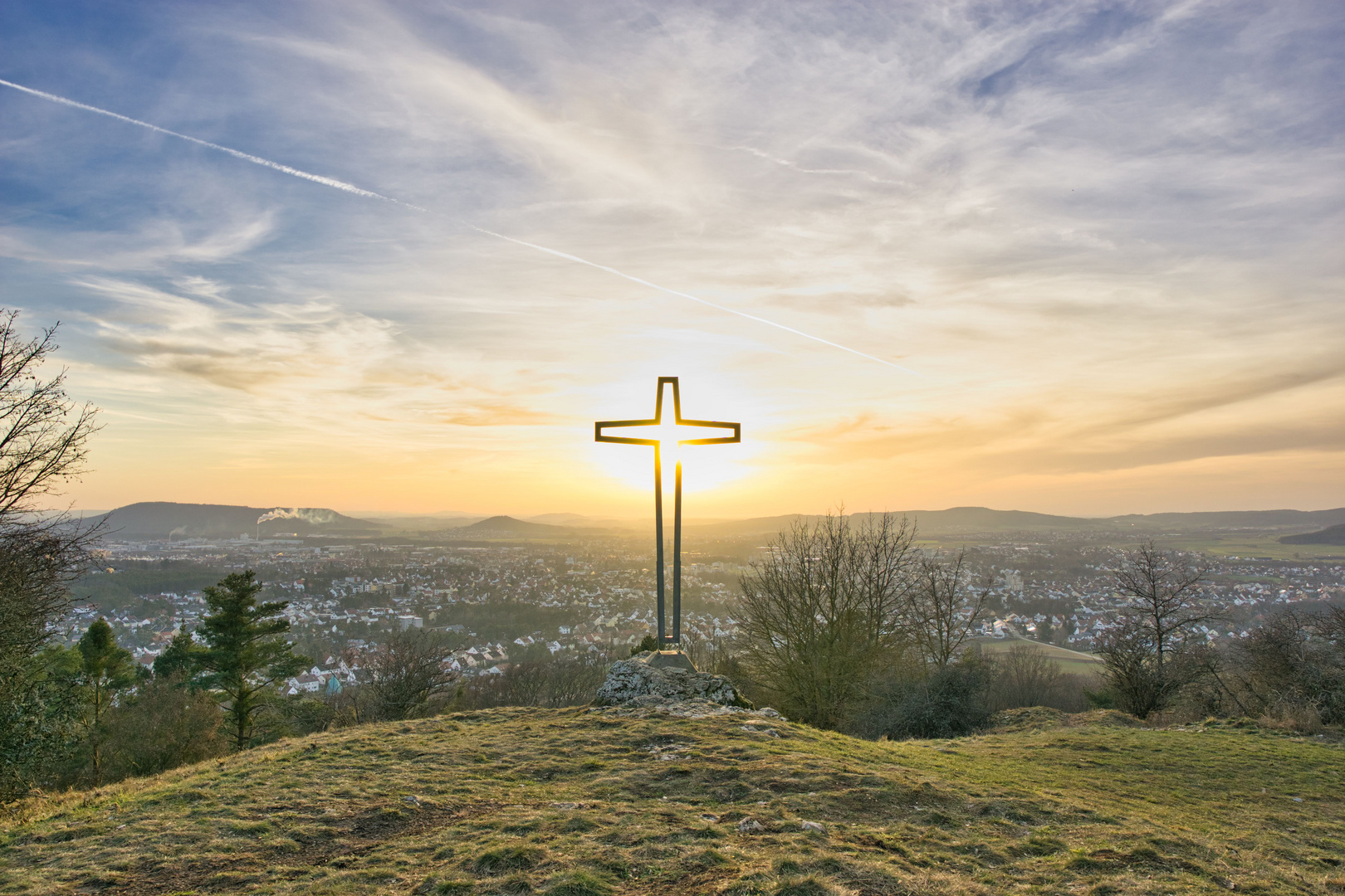 Sonnenuntergang am Wolfsteinberg