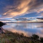 Sonnenuntergang am Yellowstone Lake