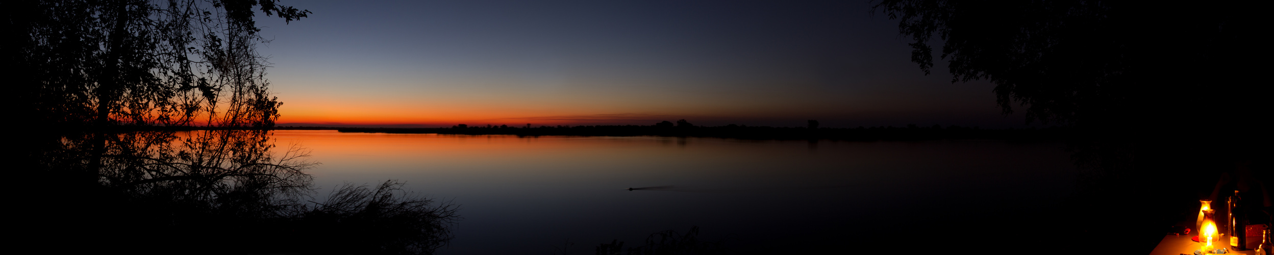 Sonnenuntergang am Zambesi