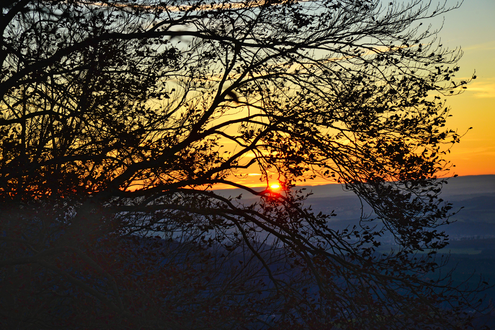 Sonnenuntergang am Zeller Horn