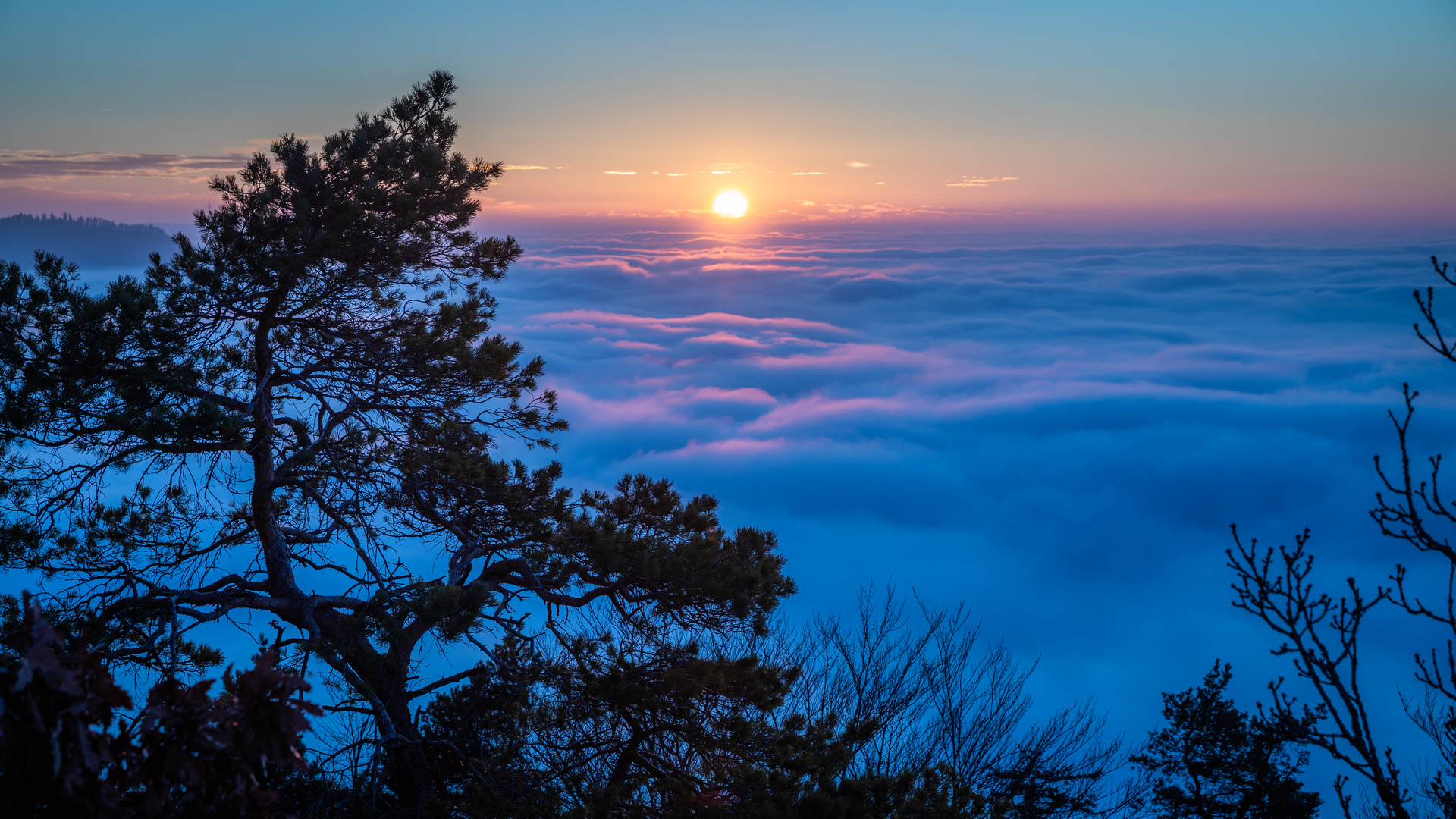 Sonnenuntergang am Zellerhorn