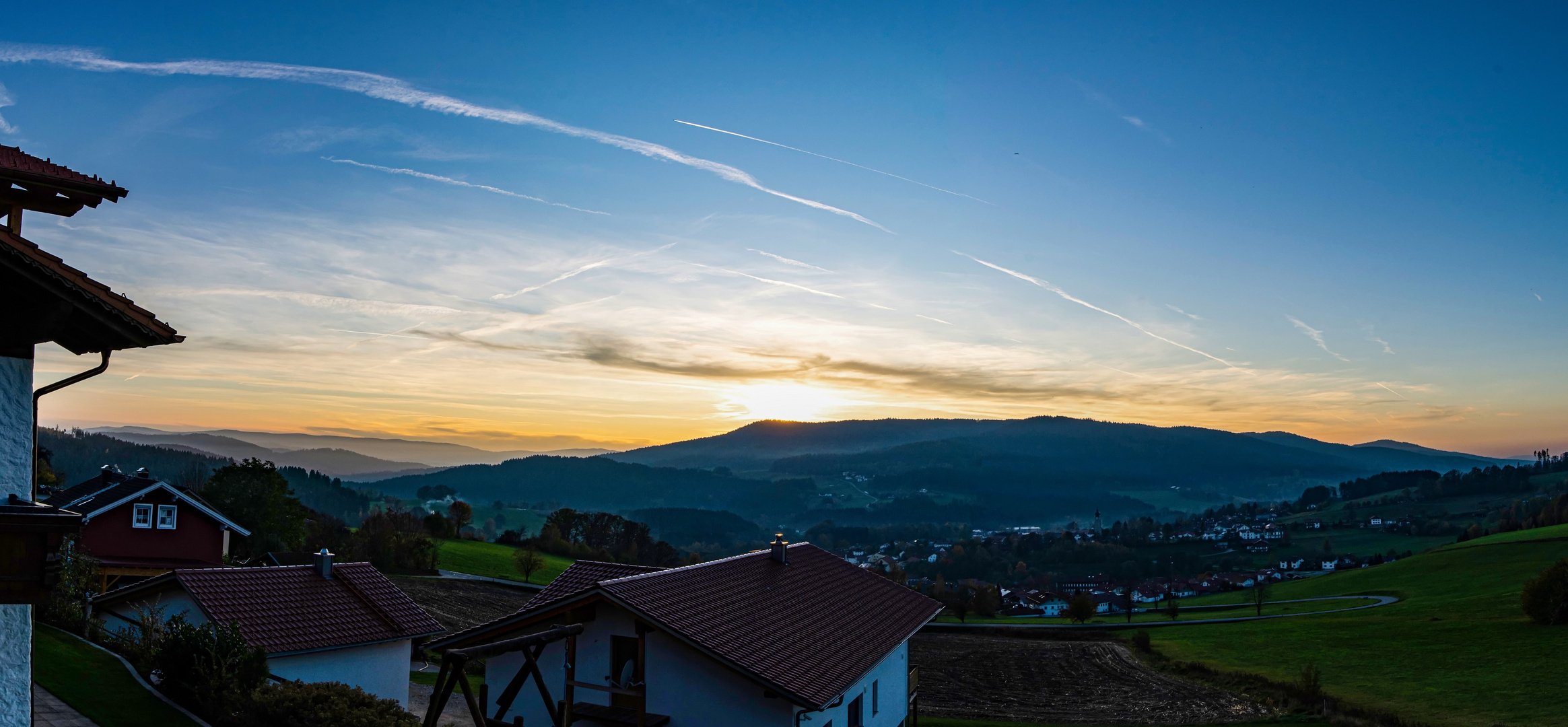 Sonnenuntergang am Zellertal