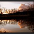 Sonnenuntergang am Ziegelteich