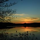 Sonnenuntergang am Zielfinger See