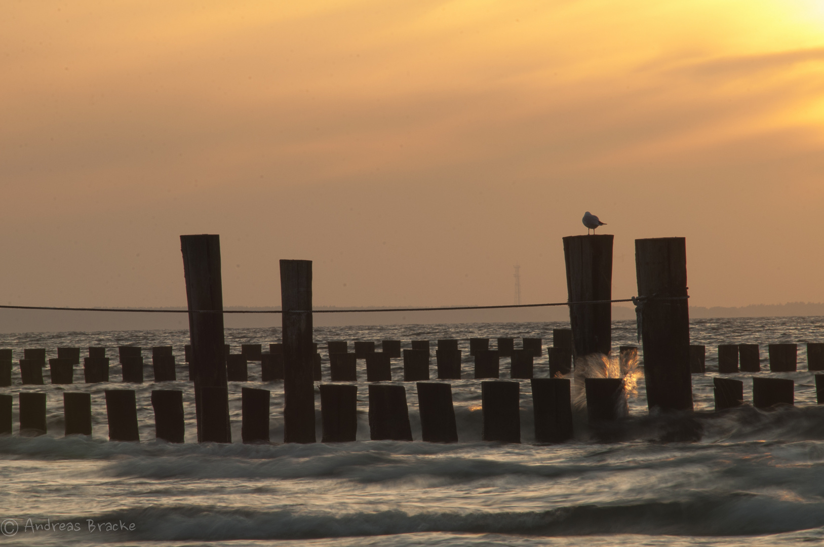 Sonnenuntergang am Zingster Strand