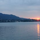 Sonnenuntergang am Zürcher See