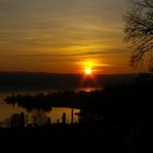 Sonnenuntergang am Zürichsee