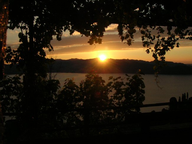 Sonnenuntergang am Zugersee