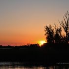 Sonnenuntergang am Zuidlaardermeer (NL) Bei de Rietzoom