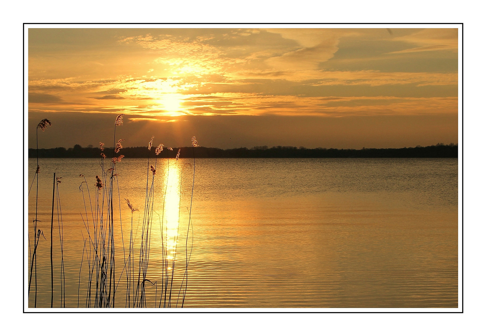 Sonnenuntergang am Zwischenahner Meer